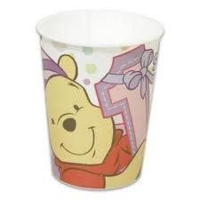 Pooh's First Birthday Girl Party Cup