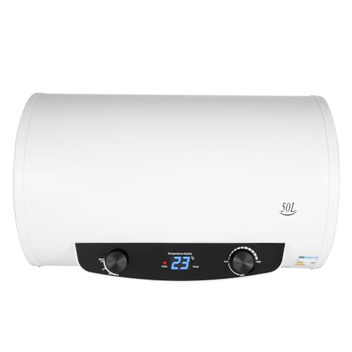 Loobiiny Chauffe Eau Electrique 50L 2000W Horizontal