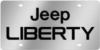 Eurosport Daytona- Compatible with -, Jeep Liberty - Stainless License Plate