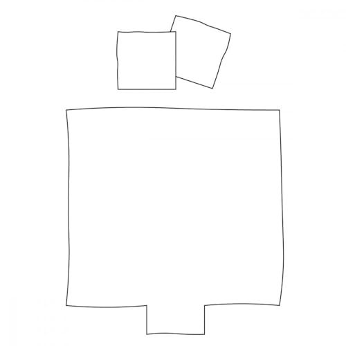 Housse de couette percale de coton 71 fils HANA terracotta