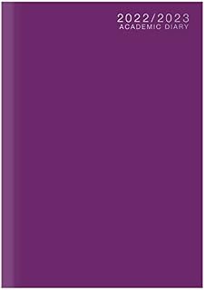 2022-2023 Academic Student Diary A5 Week to View Case-Bound Red