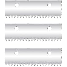 High Carbon Steel Replacement Blades for Tape Dispensers, 3-Pack 52 * 18mm