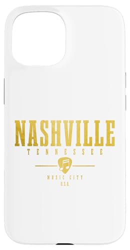 Nashville Tennessee Country Music City Guitarra Vintage Nash Carcasa para iPhone 15