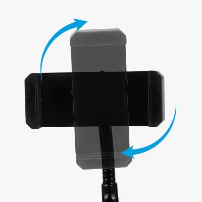 Aro de luz led selfie para transmisiones en vivo y grabaciones de video en casa con tripode 5