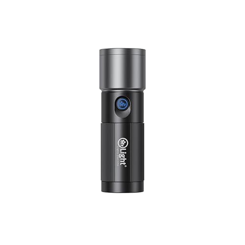 Image of MR Light Bazooka 2.3 - 1060 Lumens Rechargeable LED Flashlight, Zoomable, IPX5 Waterproof, 7500mAh Long Battery, Fast Type-C Charging, Durable Metal Build, Compact with Case