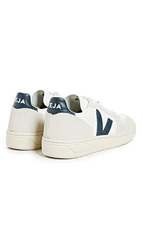 Veja Men's V 10 B Mesh Sneakers, White/Nautico, 9 Medium Us #TOP4