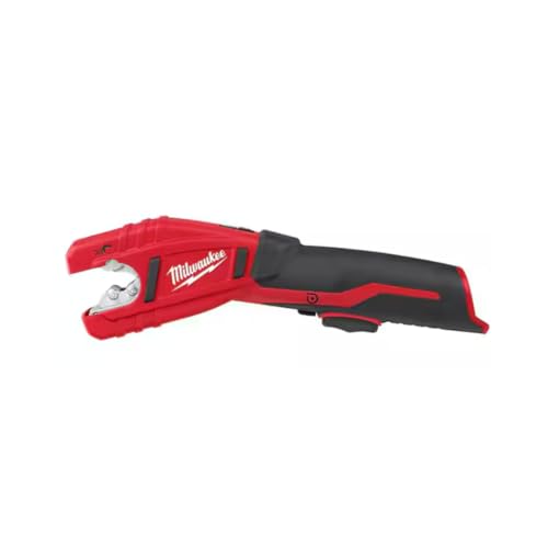 Milwaukee 2471-20 M12 Cordless Lithium Ion 500 RPM Copper Pipe and Tubing Cutter Adjustable from...