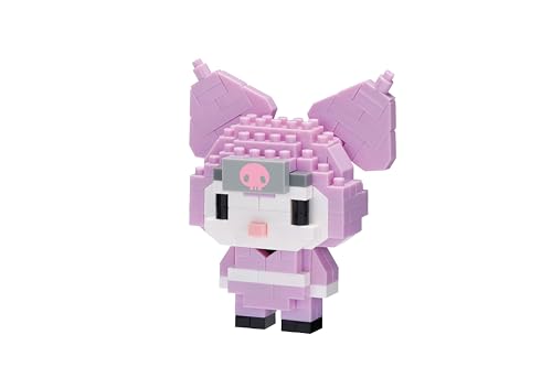 nanoblock - Sanrio - Kuromi (Ninja), kit de construcción de la serie de personajes