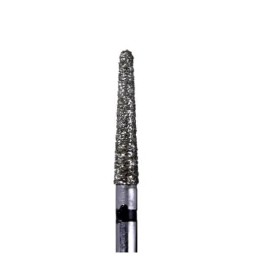 Mydent 856L-018SC Defend FG Friction Grip Long Round End Taper Super Coarse Grit Diamond Burs 10/Pk