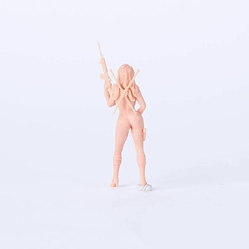 Figura Mujer Asesina 1/43 Miniatura para Colorear miniatura 5