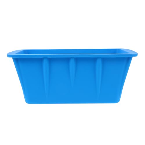 Molde de cubitos de hielo grande de silicona azul 3 L miniatura 1