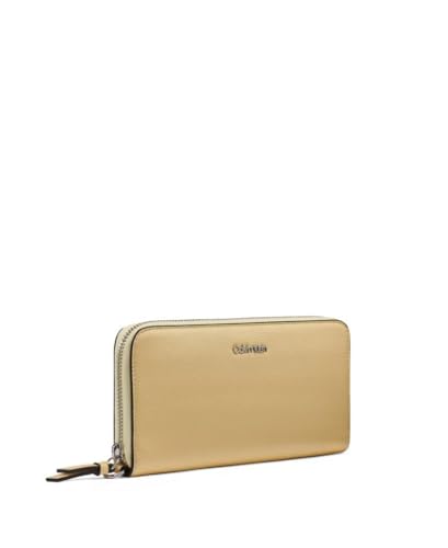 Image of Calvin Klein Women's Key Item Saffiano Continental Zip Around Wallet With Wristlet Strap