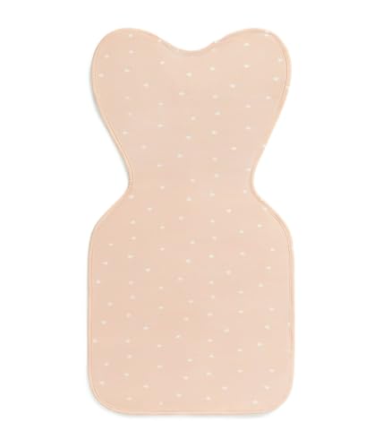 Image of Love To Dream Swaddle UP, Baby Sleep Sack, Twin Zipper For Easy Diaper Changes, Arms UP Position, Hip-Healthy, Lightweight & Breathable, Moderates Temperatures 24-27C, Small 1-3 Months, Heart Blush