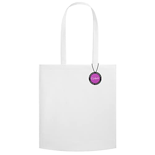 Sacola Ecobag em TNT Premium Termo Selado 38x41cm Aid TopGet (Branco)