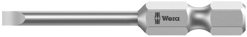 Wera Series 4 800/4 Z Sheet Metal Bit, Slotted 0.5mm x 3.0mm x 50mm blade, 1/4" Drive