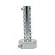 60mm Motorrad Db Killer, Baceyong 1 Stück Universal Schallwand Schalldämpfer Auspuff Muffler Killer Schalldämpfer, Einstellbarer Noise Sound Eliminator, Für Krümmer Street Bike Roller, Silber