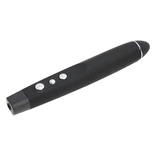 Clicker de apresentação, material abs leve 650nm comprimento de onda sem fio apresentador indicador