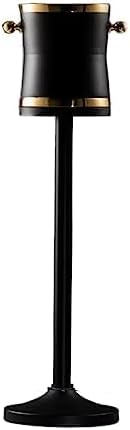 Champagne Bucket - Stainless Steel Wine Cooler with Stand for Chilling and Serving - Large Capacity and Elegant Design