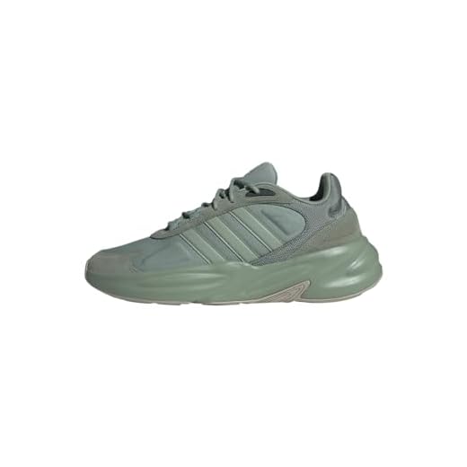 adidas Ozelle Shoes, Zapatos Hombre, Silver Green/Silver Green/Carbon, 47 1/3 EU