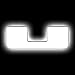 ORACLE Lighting LED Letter U ? Universal Illuminated Letter Badges, Matte White Surface Finish, 1 Light, Part # 3140-U-001
