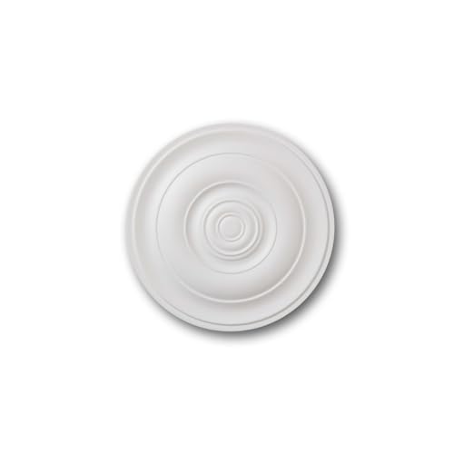B33 DECOFLAIR Rosace Polystyrène expansé 22 x 465 x 465 - 1 pièce
