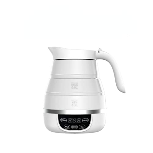 Tetera eléctrica plegable de silicona portátil 600ml miniatura 7