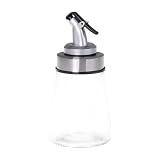 Pratico distributore di olio a: offre una conservazione compatta da 170 ml, questa bottiglia di olio da cucina è progettata per un facile posizionamento sul piano di lavoro e negli armadi, accesso rapido e spazio senza ingombro, adatta per aree ristrette e uffici di piccoli appartamenti.