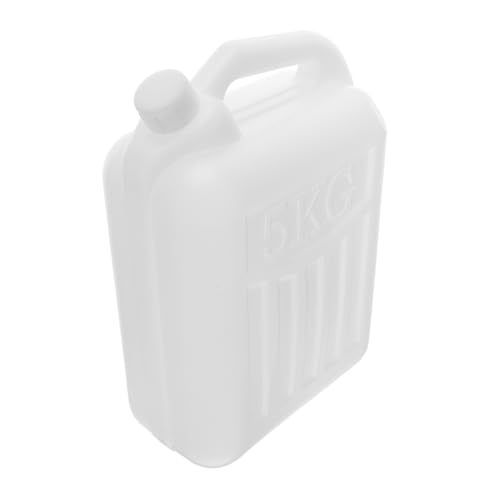 POPETPOP Contenedor Plástico de Resistente con Boca Ancha y Tapa Hermética Envase Reutilizable para Almacenamiento de Líquidos Alimentarios Agua Aceite y Productos Químicos