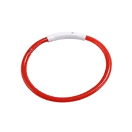 Feriany - Collar LED para perro, collar para mascotas, carga USB, color rojo