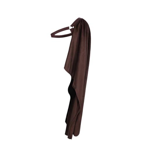 ZPGVWXKO Capa de Caballero para Cosplay, Accesorio para Escénicos, MARRÓN
