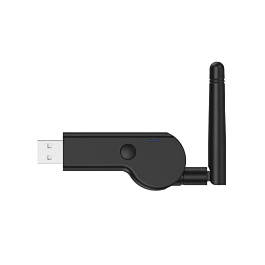 Yissone USB Bluetooth-adapter för PC Bluetooth 5. 2 ljudsändare USB trådlös ljudsändare med extern antenn för TV laptop headset