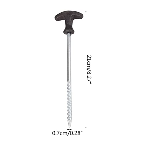 Piquets de tente de camping solides pour stabiliser vos auvents face au vent fort - 7
