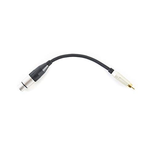 Adapterkabel Cinch | XLR 0,2m XLR F -> male