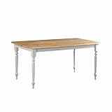 Boraam Farmhouse Table, White/Natural