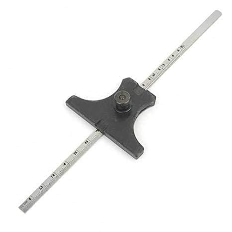 Jauge de profondeur 150 mm en acier inoxydable pour mesures de précision