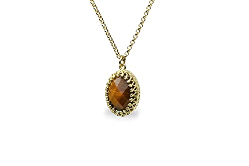 Collier oeil de tigre style vintage pour sublimer votre look