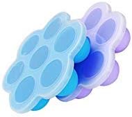 Silicone Egg Bites Molds For Instant Pot Accessories (2 Packs) with Silicone Lids - Fits Pressure Cooker 3, 5,6,8qt,Tiny Size Reusable Baby Food Storage Container Freezer Ice Tray