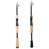 Construction légère : fabriquée à partir de fibre de carbone, cette canne légère minimise la fatigue lors de longues sorties de pêche, offrant un maximum de confort.