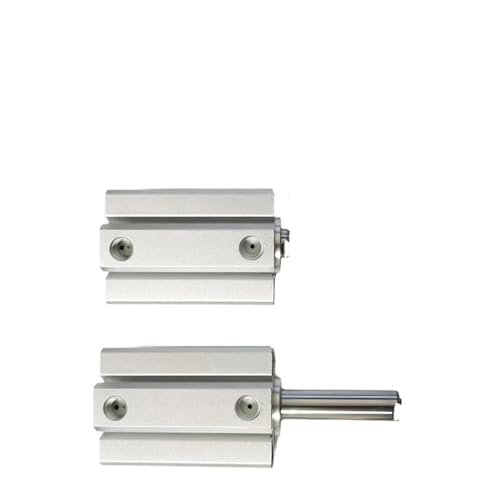 Vérin pneumatique double action SDA16 à course courte 5mm en aluminium