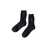 POLO RALPH LAUREN キッズ ワンポイント リブソックス 04863400 22-24cm 98.ブラック