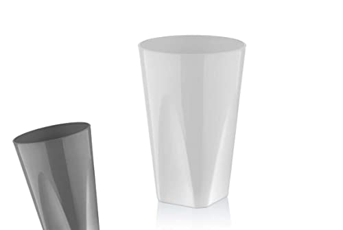 GICOS SRL set 6 bicchieri bichiere multiuso 350 ml in plastica riutilizzabili 8 * 12 cm colori assortiti OZC-844126