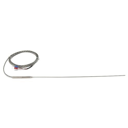Sensor termopar blindado tipo K de 2m con sonda de 300mm para mediciones estables 2