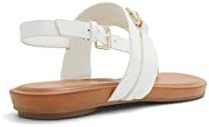 ALDO Women's Tany Flat Sandal, Open White, 6.5 | Image 2