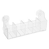 INOOMP Getränke Organizer Für Die Kühlschranktür Getränkedosenspender Mit Saugnapf Für Den Kühlschrank – Gefrierschrank Schokoladenaufbewahrungsregal Mit 5 Fächern