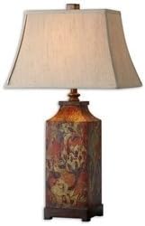 Uttermost 27678 Colorful Flowers Lamp by Uttermost