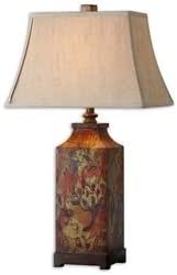 Uttermost 27678 Colorful Flowers Lamp by Uttermost