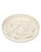 PETTOM Anti Schling Napf Katze, Antischlingnapf Katze Nassfutter Melamin, Slow Feeder Katzen rutschfest, Katzennapf Langsam Fressen mit Hoher Kante gegen Herausfallen (16×16 cm, Weiß)