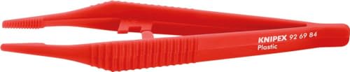 Preisvergleich Produktbild Knipex Kunststoffpinzette Geriffelt 129 mm 92 69 84