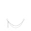 Silver Layered Swag Chain