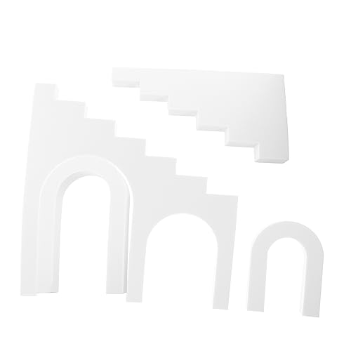 Gadpiparty 4pcs Geometry Cube Props Backdrop Stand for Decoration Prom ...